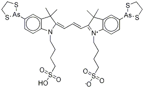 Bis(dithiarsolanyl)-bis(sulfobutyl) Cyanine 3 CAS#: 946135-47-3
