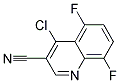 4-CHLORO-5,8-DIFLUORO-QUINOLINE-3-CARBONITRILE CAS#: 936497-95-9