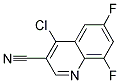 4-CHLORO-6,8-DIFLUORO-QUINOLINE-3-CARBONITRILE CAS#: 936498-00-9