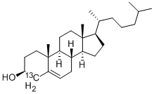 CHOLESTEROL-4-13C CAS#: 99964-70-2