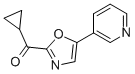 CYCLOPROPYL-(5-PYRIDIN-3-YL-OXAZOL-2-YL)-METHANONE CAS#: 954239-94-2