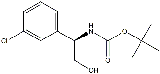 CarbaMic acid, N-[(1R)-1-(3-chlorophenyl)-2-hydroxyethyl]-, 1,1-diMethylethyl ester CAS#: 926291-64-7