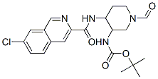 Carbamic  acid,  [4-[[(7-chloro-3-isoquinolinyl)carbonyl]amino]-1-formyl-3-piperidinyl]-,  1,1-dimethylethyl  ester  (9CI) CAS#: 912481-97-1