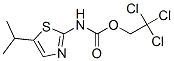 Carbamic  acid,  [5-(1-methylethyl)-2-thiazolyl]-,  2,2,2-trichloroethyl  ester  (9CI) CAS#: 908267-52-7