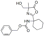 Carbamic  acid,  N-[1-[4,5-dihydro-4-(hydroxymethyl)-4-methyl-5-oxo-2-oxazolyl]cyclohexyl]-,  phenylmethyl  ester CAS#: 948054-70-4
