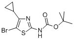 Carbamic acid, N-(5-bromo-4-cyclopropyl-2-thiazolyl)-, 1,1-dimethylethyl ester CAS#: 944805-56-5