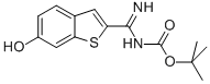 Carbamic acid, N-[(6-hydroxybenzo[b]thien-2-yl)iminomethyl]-, 1,1-dimethylethyl ester CAS#: 947590-65-0