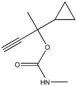 Carbamic acid, methyl-, 1-cyclopropyl-1-methyl-2-propynyl ester (6CI) CAS#: 98959-71-8