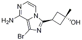 Cyclobutanol, 3-(8-aMino-1-broMoiMidazo[1,5-a]pyrazin-3-yl)-1-Methyl-, cis- CAS#: 936901-75-6