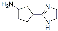 Cyclopentanamine,  3-(1H-imidazol-2-yl)- CAS#: 933733-71-2