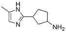 Cyclopentanamine, 3-(5-methyl-1H-imidazol-2-yl)- CAS#: 933759-44-5
