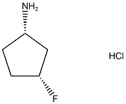 Cyclopentanamine, 3-fluoro-, hydrochloride (1:1), (1S,3R)- CAS#: 932706-21-3