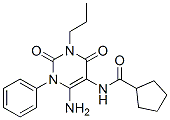 Cyclopentanecarboxamide, N-(6-amino-1,2,3,4-tetrahydro-2,4-dioxo-1-phenyl-3-propyl-5-pyrimidinyl)- CAS#: 937804-85-8