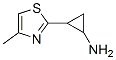 Cyclopropanamine,  2-(4-methyl-2-thiazolyl)- CAS#: 933713-14-5