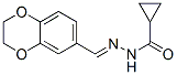 Cyclopropanecarboxylic  acid,  2-[(2,3-dihydro-1,4-benzodioxin-6-yl)methylene]hydrazide CAS#: 903245-11-4