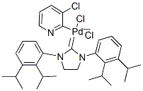 DICHLORO-[1,3-BIS(DIISOPROPYLPHENYL)-2-IMIDAZOLIDINYLIDENE]-(3-CHLOROPYRIDYL)PALLADIUM(II) CAS#: 927706-57-8