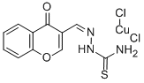 DICHLORO(2Z)-2-[(4-OXO-4H-1-BENZOPYRAN-3-YL)METHYLENE]HYDRAZINECARBOTHIOAMIDE COPPER COMPLEX CAS#: 902779-59-3