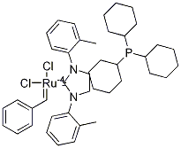 Dichloro[1,3-Bis(2-methylphenyl)-2-imidazolidinylidene](benzylidene)(tricyclohexylphosphine)ruthenium(II) CAS#: 927429-60-5