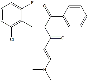 (E)-2-(2-chloro-6-fluorobenzyl)-5-(dimethylamino)-1-phenyl-4-pentene-1,3-dione CAS#: 900015-47-6