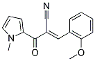 (E)-3-(2-METHOXYPHENYL)-2-[(1-METHYL-1H-PYRROL-2-YL)CARBONYL]-2-PROPENENITRILE CAS#: 900019-51-4