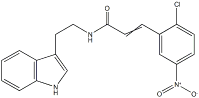 (E)-3-(2-chloro-5-nitrophenyl)-N-[2-(1H-indol-3-yl)ethyl]-2-propenamide CAS#: 914636-54-7