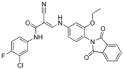(E)-3-[3-Ethoxy-4-(phthaliMidyl)anilino]-N-(3-chloro-4-fluorophenyl)-2-cyano-2-propenaMide CAS#: 915945-39-0