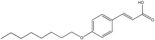 (E)-3-[4-(Octyloxy)phenyl]-2-propenoic acid CAS#: 99196-58-4
