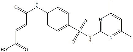 (E)-4-(4-{[(4,6-dimethyl-2-pyrimidinyl)amino]sulfonyl}anilino)-4-oxo-2-butenoic acid CAS#: 910621-63-5