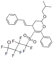 (E)-5-(4-CHLORO-1,1,2,2,3,3,4,4-OCTAFLUOROBUTYLSULFONYL)-2-ISOBUTOXY-6-PHENYL-4-STYRYL-3,4-DIHYDRO-2H-PYRAN CAS#: 905560-39-6