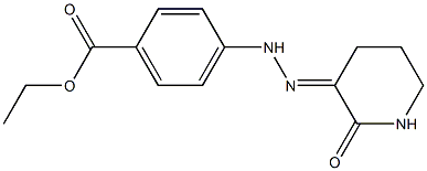(E)-ethyl 4-(2-(2-oxopiperidin-3-ylidene)hydrazinyl)benzoate CAS#: 916522-66-2
