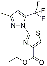 ETHYL 2-[3-METHYL-5-(TRIFLUOROMETHYL)-1H-PYRAZOL-1-YL]-1,3-THIAZOLE-4-CARBOXYLATE CAS#: 955975-47-0