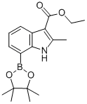 ETHYL 2-METHYL-7-(4,4,5,5-TETRAMETHYL-1,3,2-DIOXABOROLAN-2-YL)-1H-INDOLE-3-CARBOXYLATE CAS#: 919119-66-7