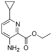 ETHYL 3-AMINO-6-CYCLOPROPYLPICOLINATE CAS#: 908833-43-2