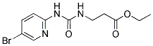 ETHYL 3-((N-(5-BROMO-2-PYRIDYL)CARBAMOYL)AMINO)PROPANOATE CAS#: 925059-10-5