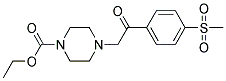 ETHYL 4-(2-[4-(METHYLSULFONYL)PHENYL]-2-OXOETHYL)TETRAHYDRO-1(2H)-PYRAZINECARBOXYLATE CAS#: 924869-22-7