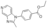 ETHYL 4-(2-METHYLIMIDAZO[4,5-C]PYRIDIN-1-YL)BENZOATE CAS#: 912773-06-9
