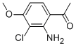 Ethanone, 1-(2-amino-3-chloro-4-methoxyphenyl)- CAS#: 923289-36-5