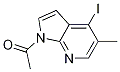 Ethanone, 1-(4-iodo-5-Methyl-1H-pyrrolo[2,3-b]pyridin-1-yl)- CAS#: 942920-18-5