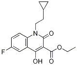 Ethyl 1-(2-Cyclopropylethyl)-6-fluoro-4-hydroxy-2-oxo-1,2-dihydro-3-quinolinecarboxylate CAS#: 931399-20-1
