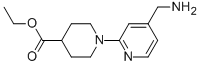 Ethyl 1-[4-(aminomethyl)pyridin-2-yl]piperidine-4-carboxylate CAS#: 912569-46-1