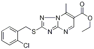 Ethyl 2-[(2-chlorobenzyl)thio]-7-methyl-[1,2,4]triazolo[1,5-a]pyrimidine-6-carboxylate CAS#: 907971-32-8