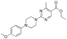 Ethyl 2-[4-(4-methoxyphenyl)piperazin-1-yl]-4-methylpyrimidine-5-carboxylate CAS#: 903446-68-4