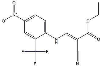 Ethyl 2-Cyano-3-((4-Nitro-2-(Trifluoromethyl)Phenyl)Amino)Acrylate CAS#: 954118-33-3