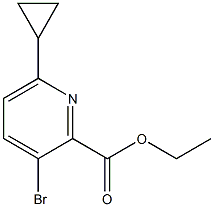 Ethyl 3-broMo-6-cyclopropylpicolinate CAS#: 908833-44-3