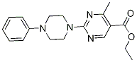 Ethyl 4-methyl-2-(4-phenylpiperazin-1-yl)-pyrimidine-5-carboxylate CAS#: 903446-60-6