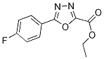 Ethyl 5-(4-fluorophenyl)-1,3,4-oxadiazole-2-carboxylate CAS#: 950259-82-2