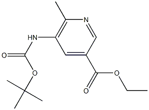 Ethyl 5-([(Tert-Butoxy)Carbonyl]Amino)-6-Methylpyridine-3-Carboxylate CAS#: 936801-42-2