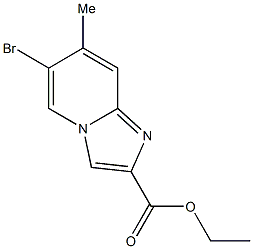 Ethyl 6-bromo-7-methylimidazo[1,2-a]pyridine-2-carboxylate CAS#: 907945-87-3