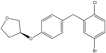 Furan-3-4-5-broMo-2-chlorophenylMethylphenoxytetrahydro-3S-CAS-915095-89-5