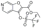 Furo[2,3-c]pyridine-2-carboxylic acid, 3-[[(trifluoroMethyl)sulfonyl]oxy]-, ethyl ester CAS#: 927804-63-5